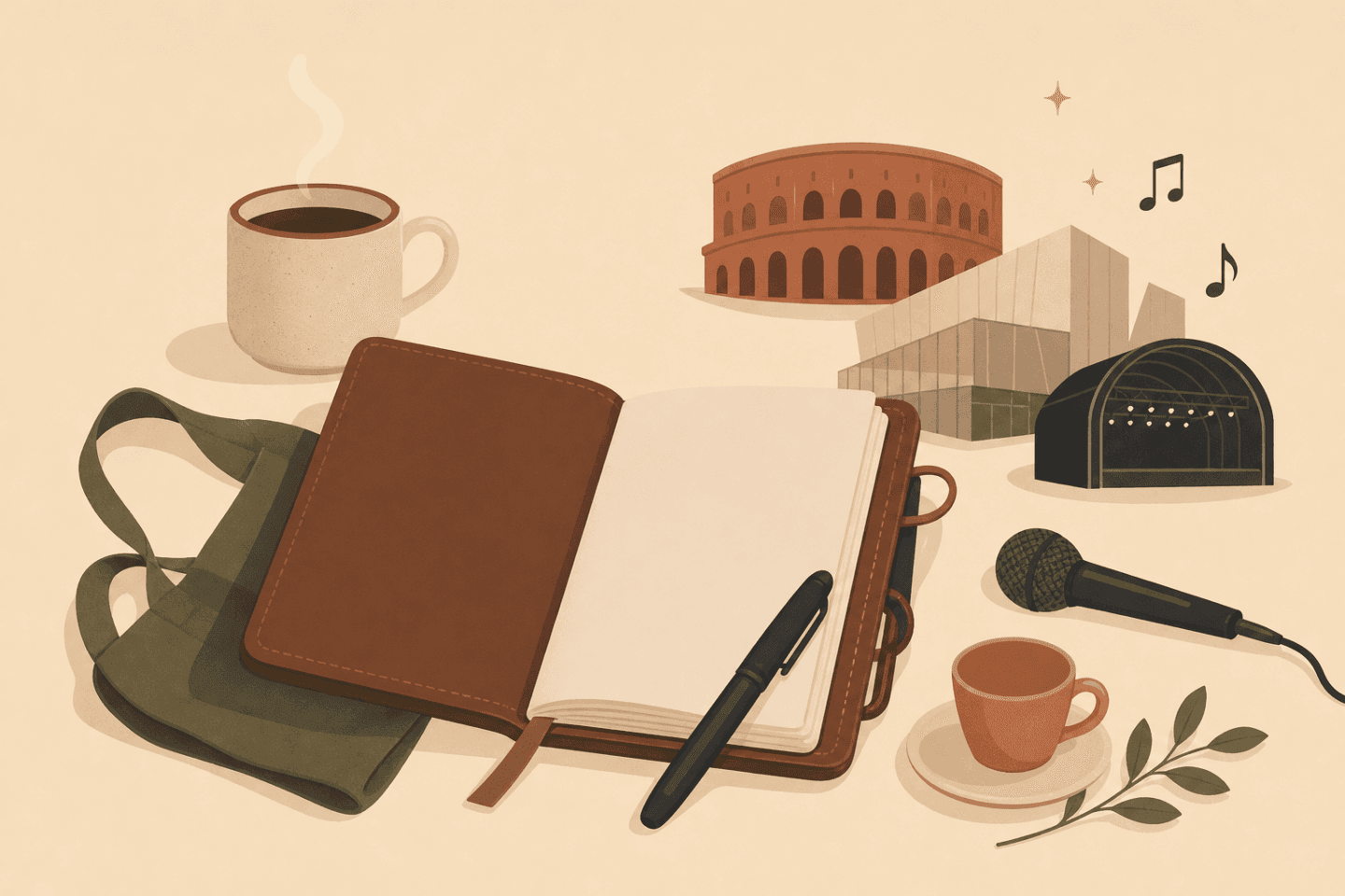 Concertos no caderno