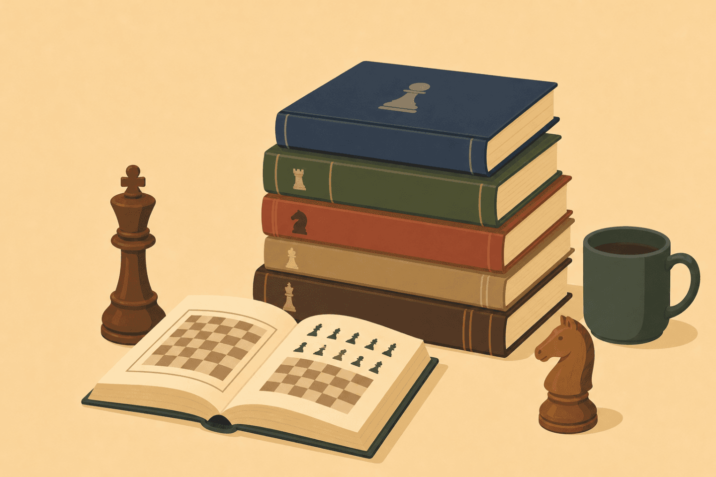 Livros de cabeceira do tabuleiro
