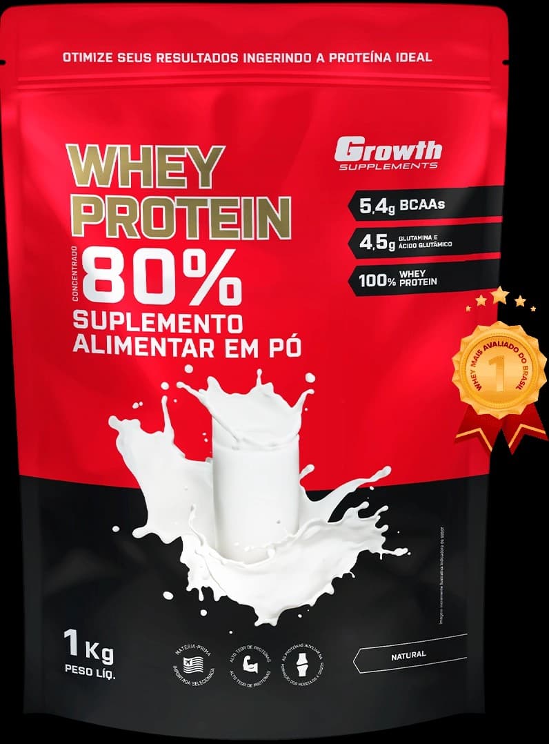 Sabores whey protein da Growth