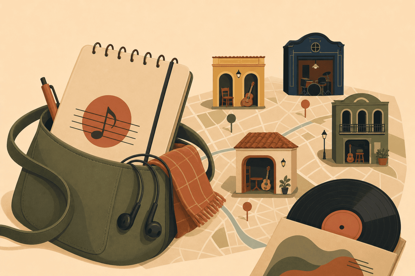 Casas de música que marcam meu roteiro