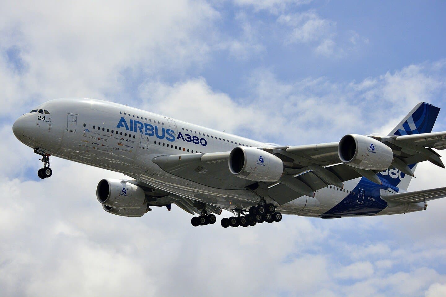 The final flights of the Airbus A380