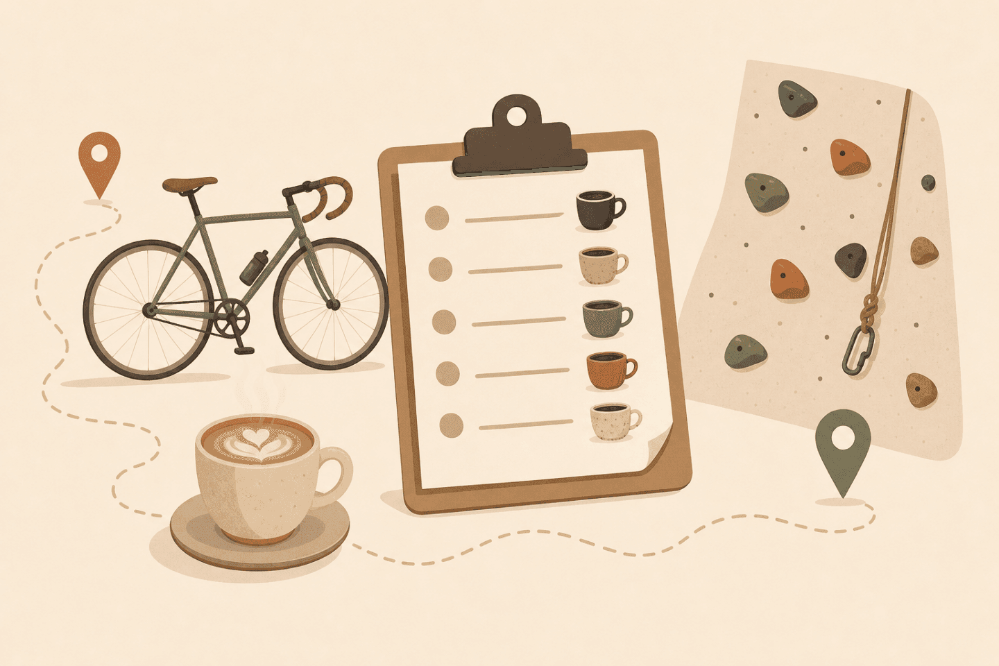 Mes cafés de trajet vélo
