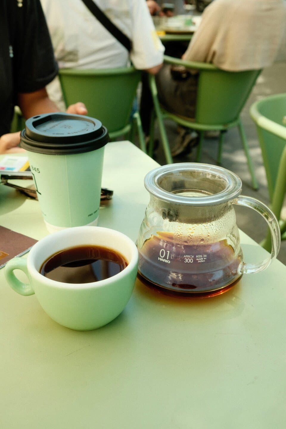 Cafes where I checkmate sleep.