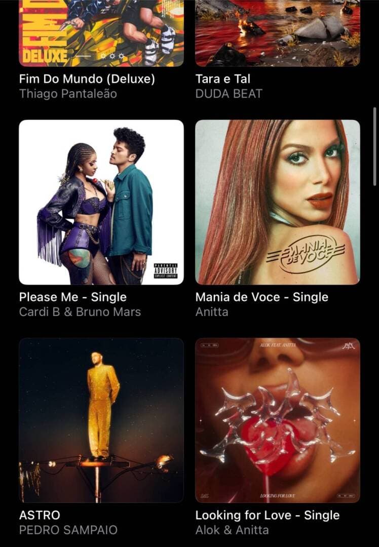 Favorite songs
