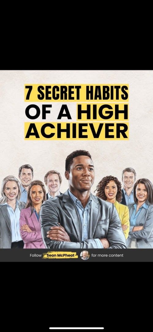 Habits of a high achiever