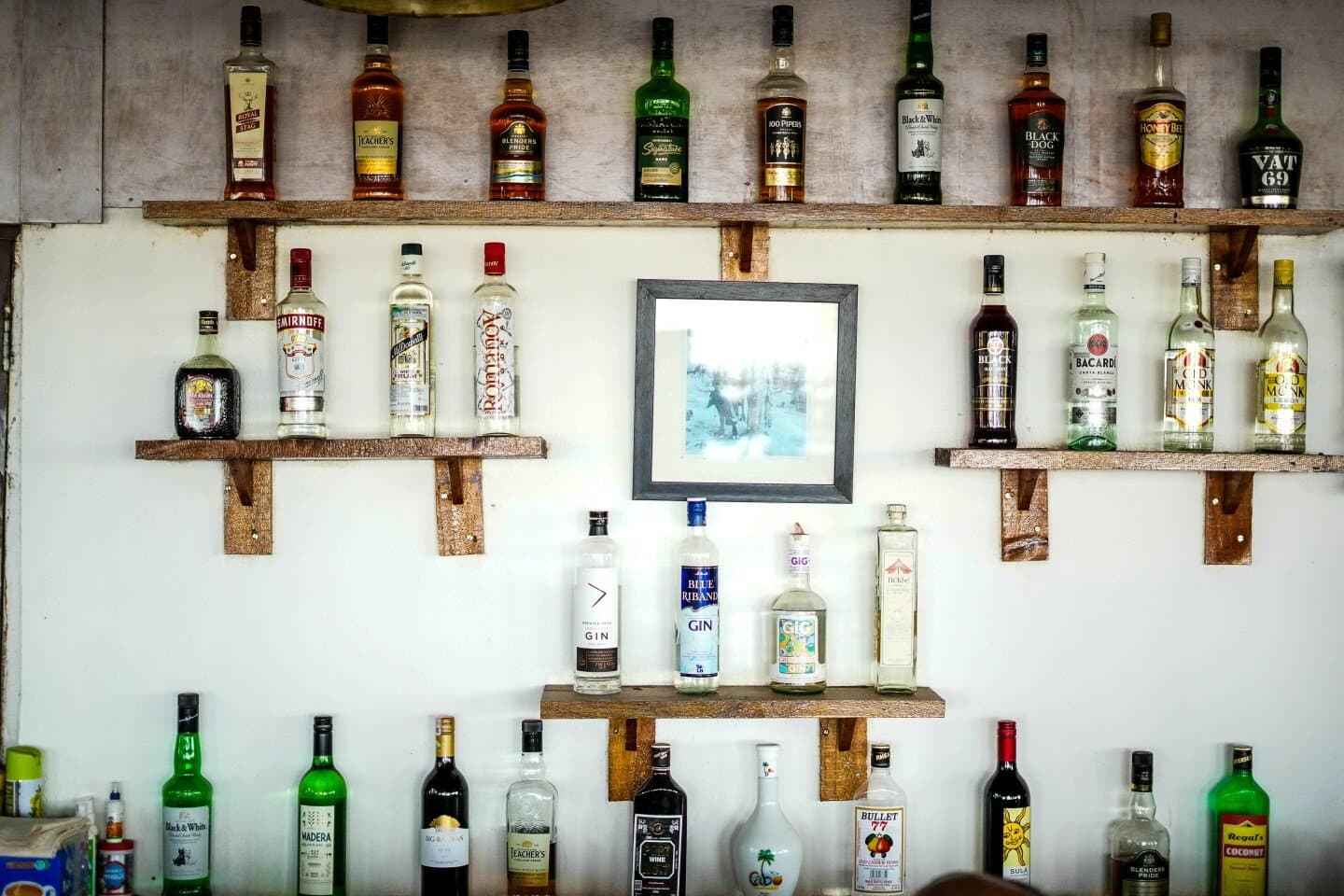Ridgewood's bourbon shelf