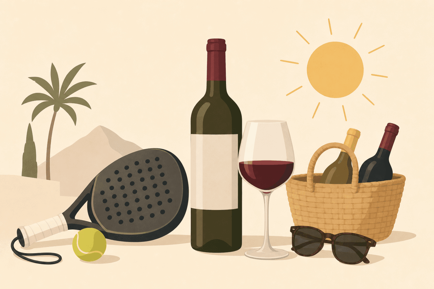 Wines to enjoy after padel
