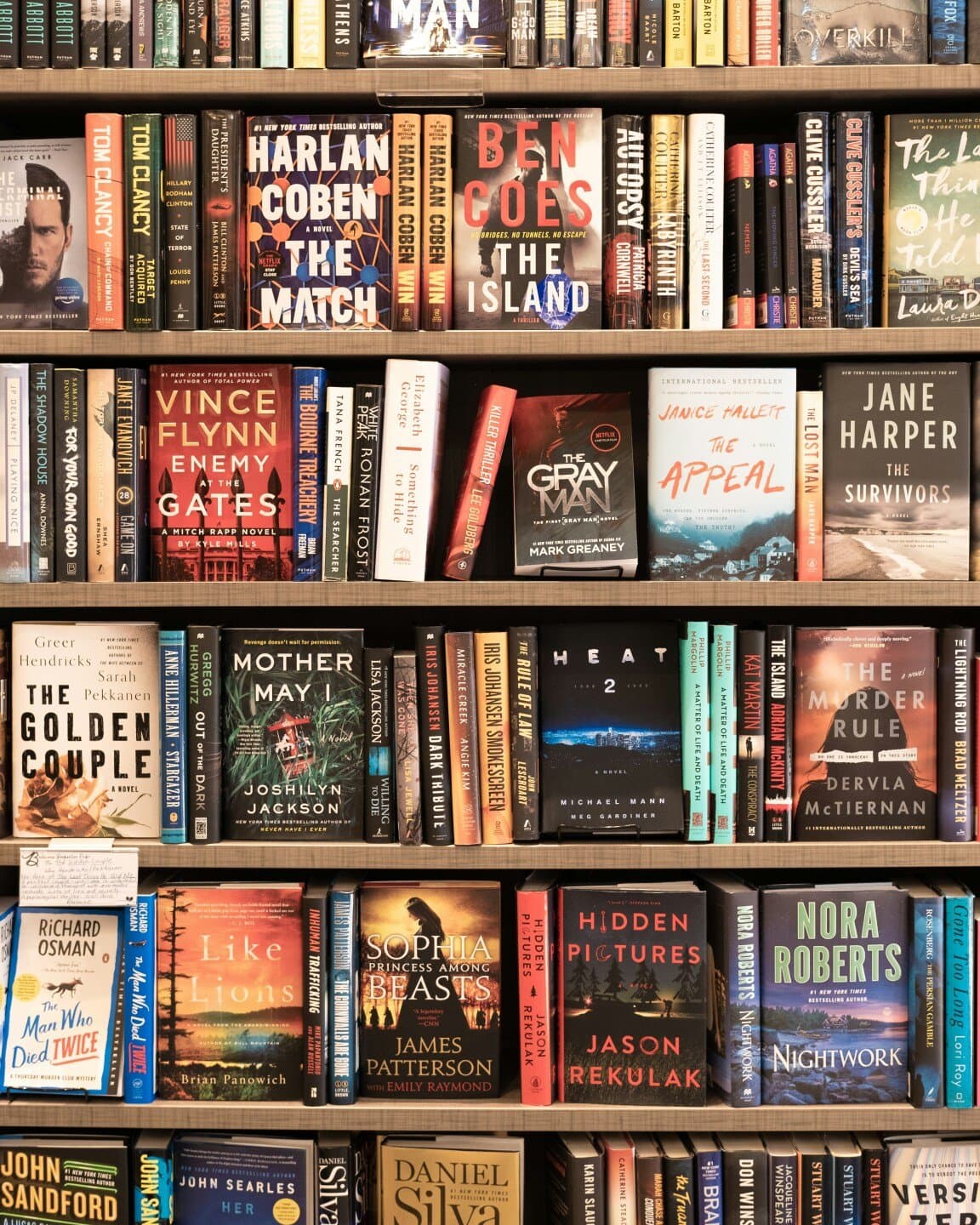 Bookstores I actually go to