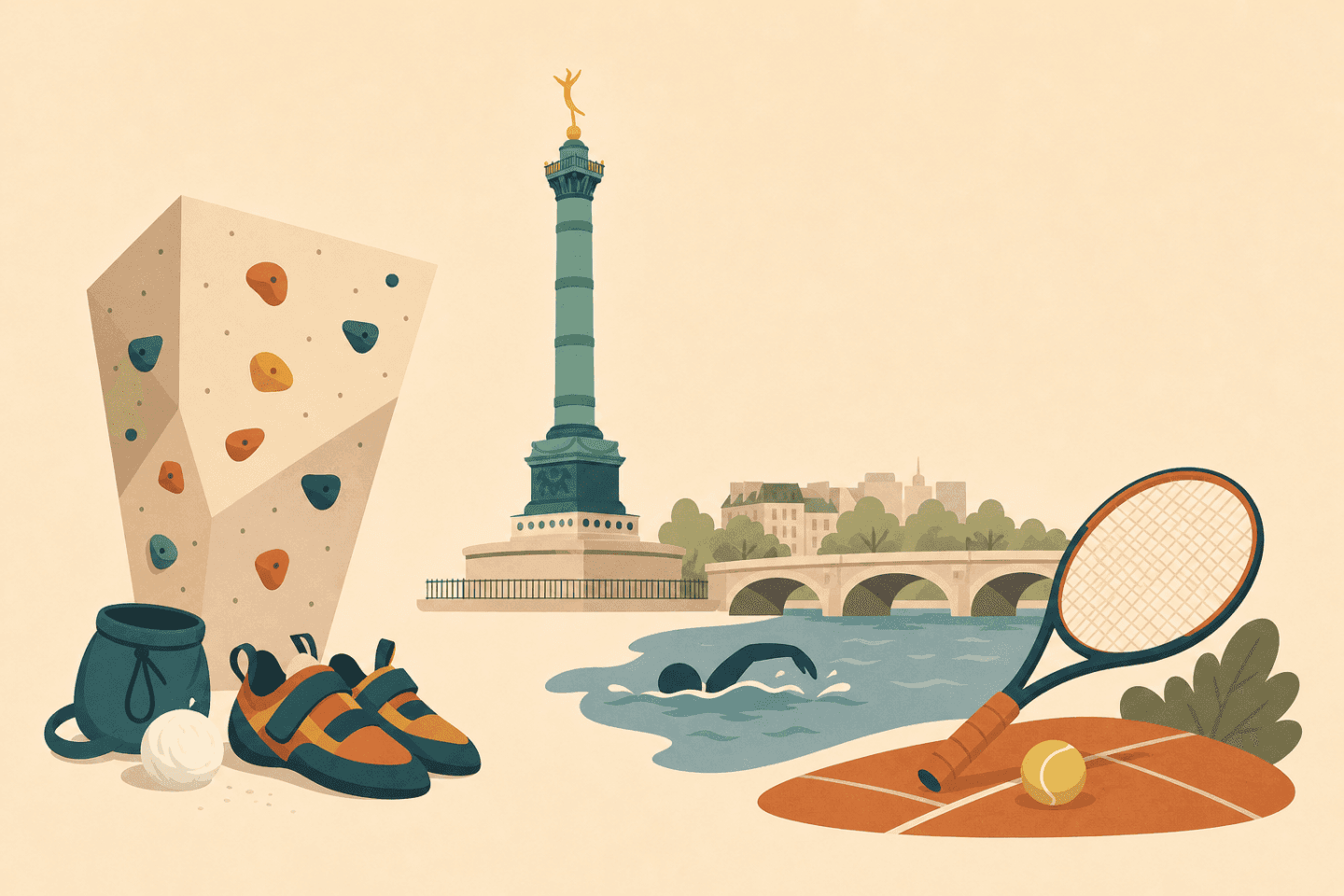 Mes repères sportifs parisiens