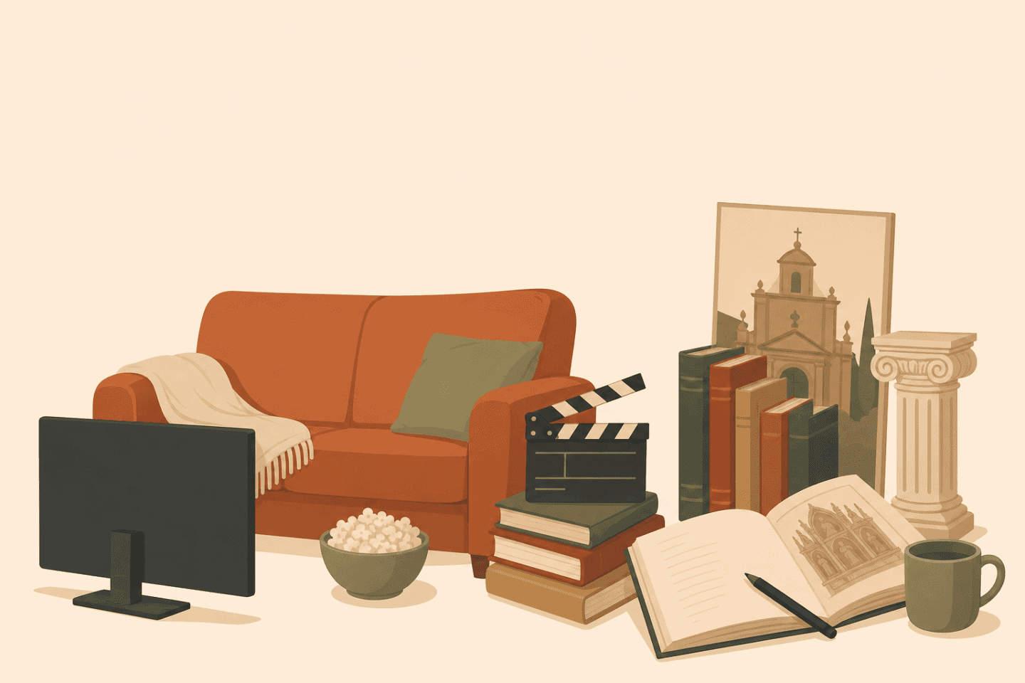 Sofa and library sets
