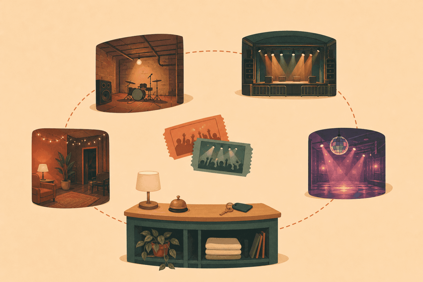 Rotation of venues worth your rent money
