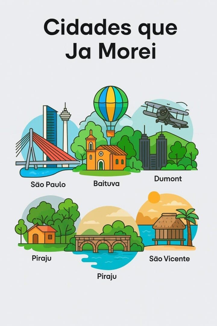 Cidades que ja Morei
