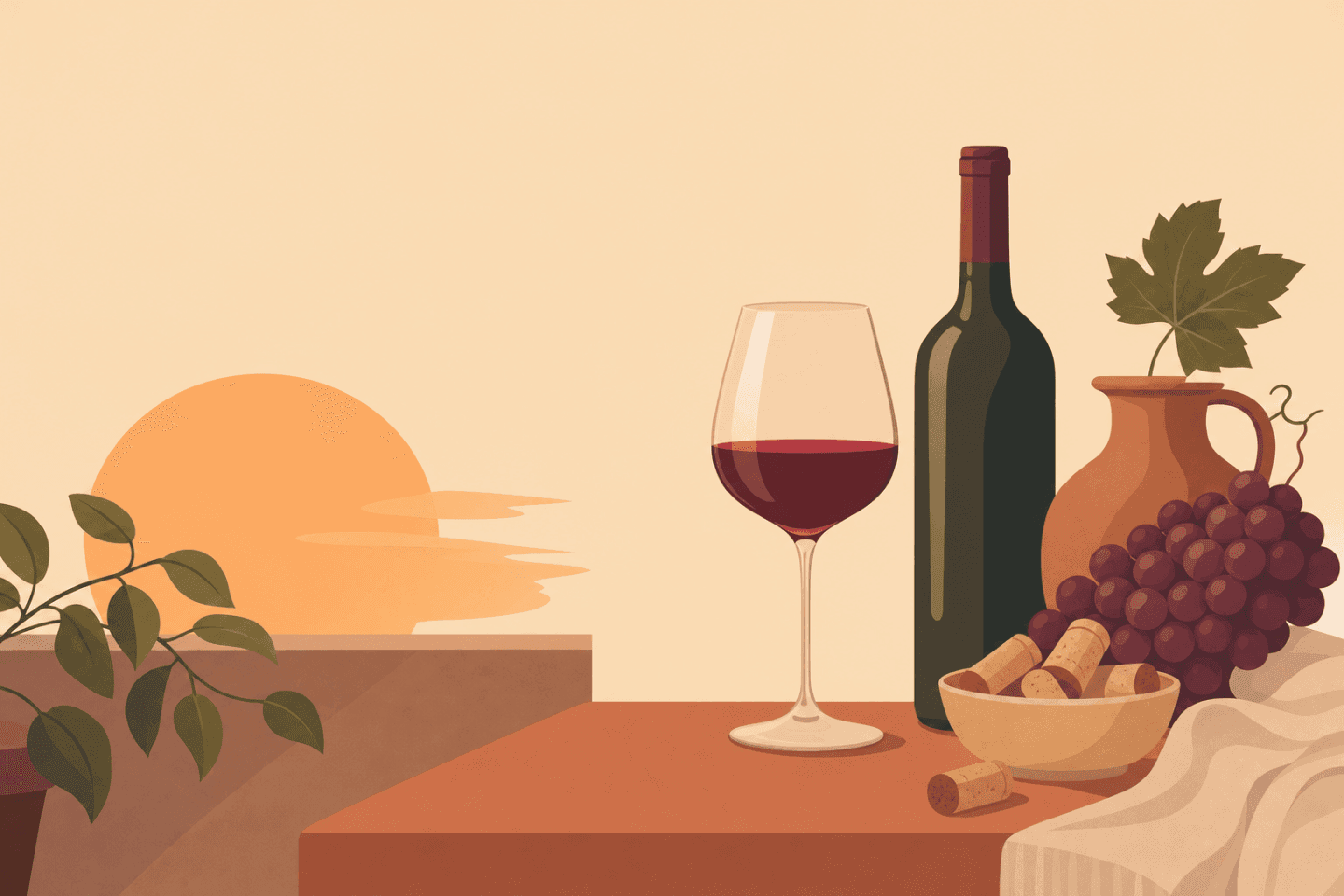 Vinhos de fim de tarde