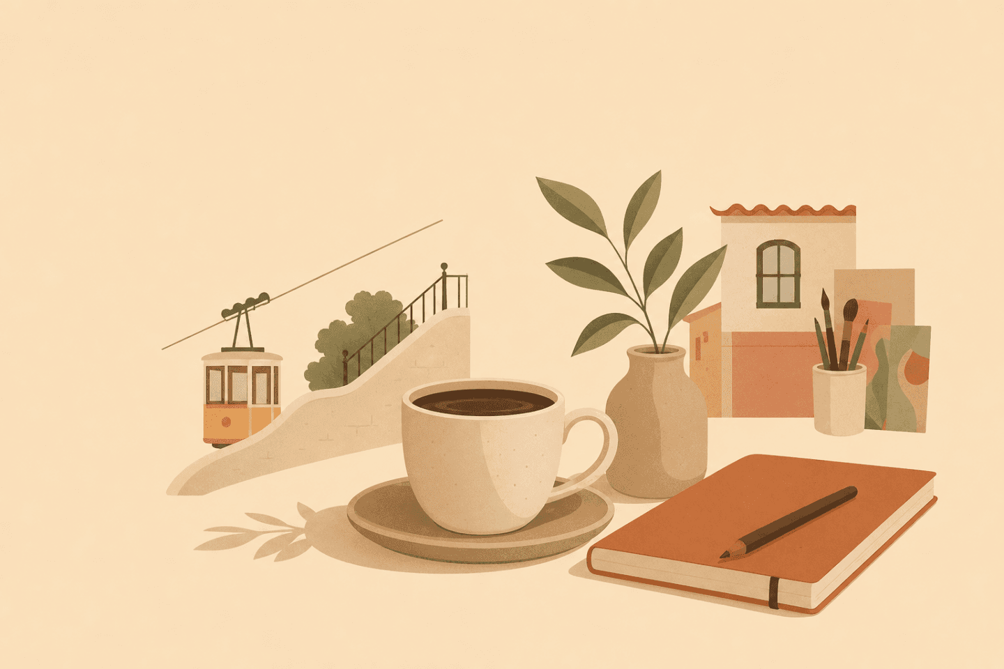 Cafés da Santa e arredores