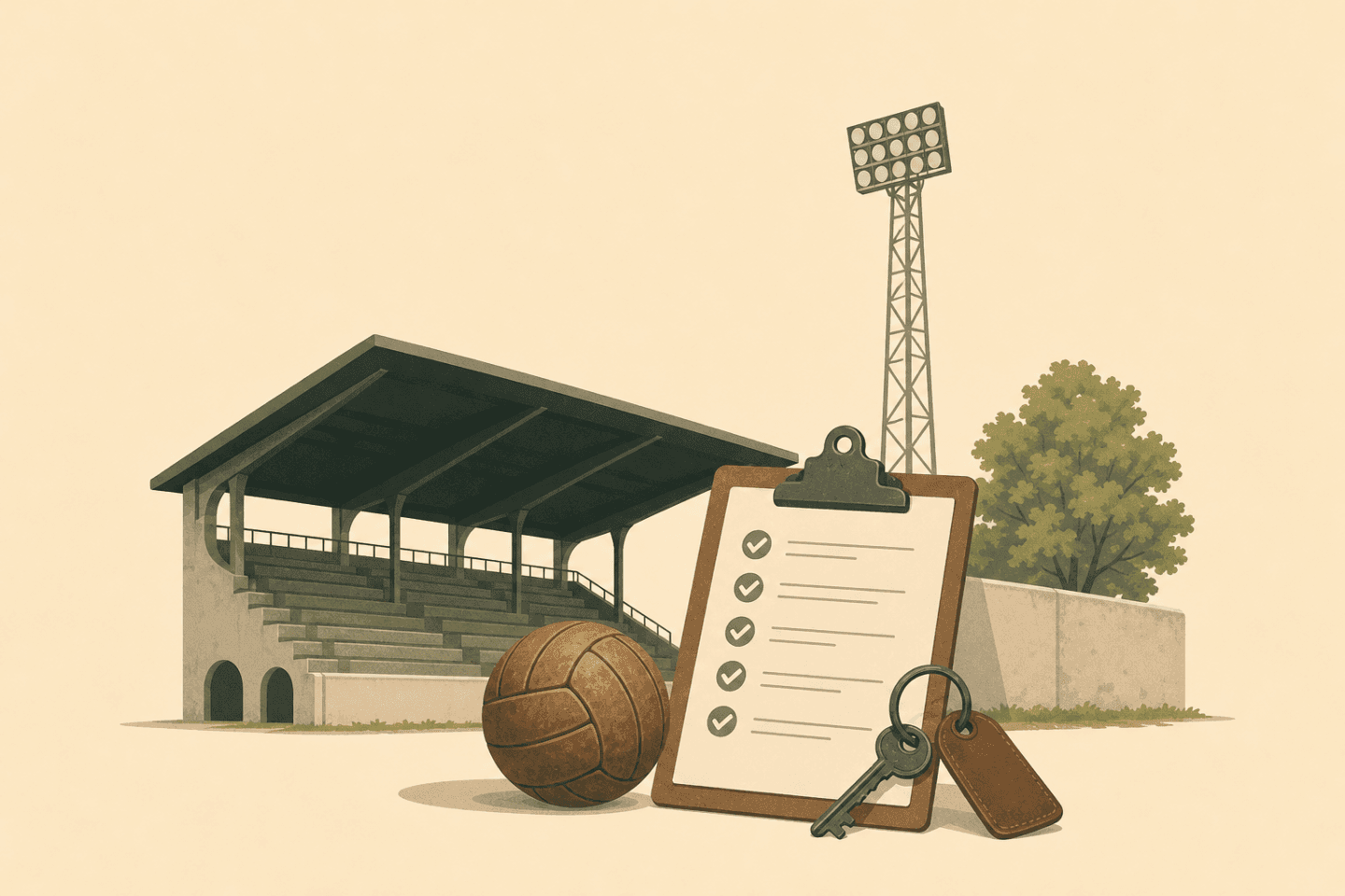 Sports facilities with substance