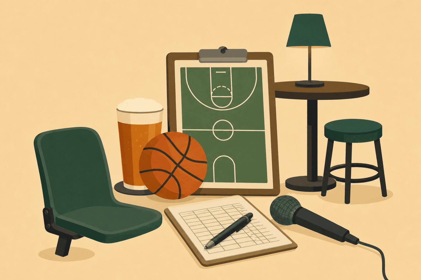 Pickup games and press box stats