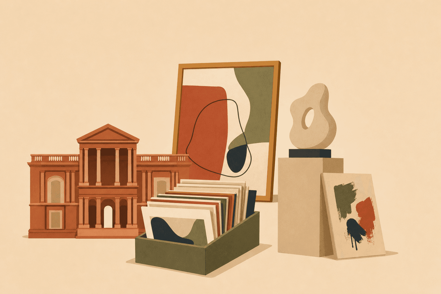 Galerias que viro sebo de arte