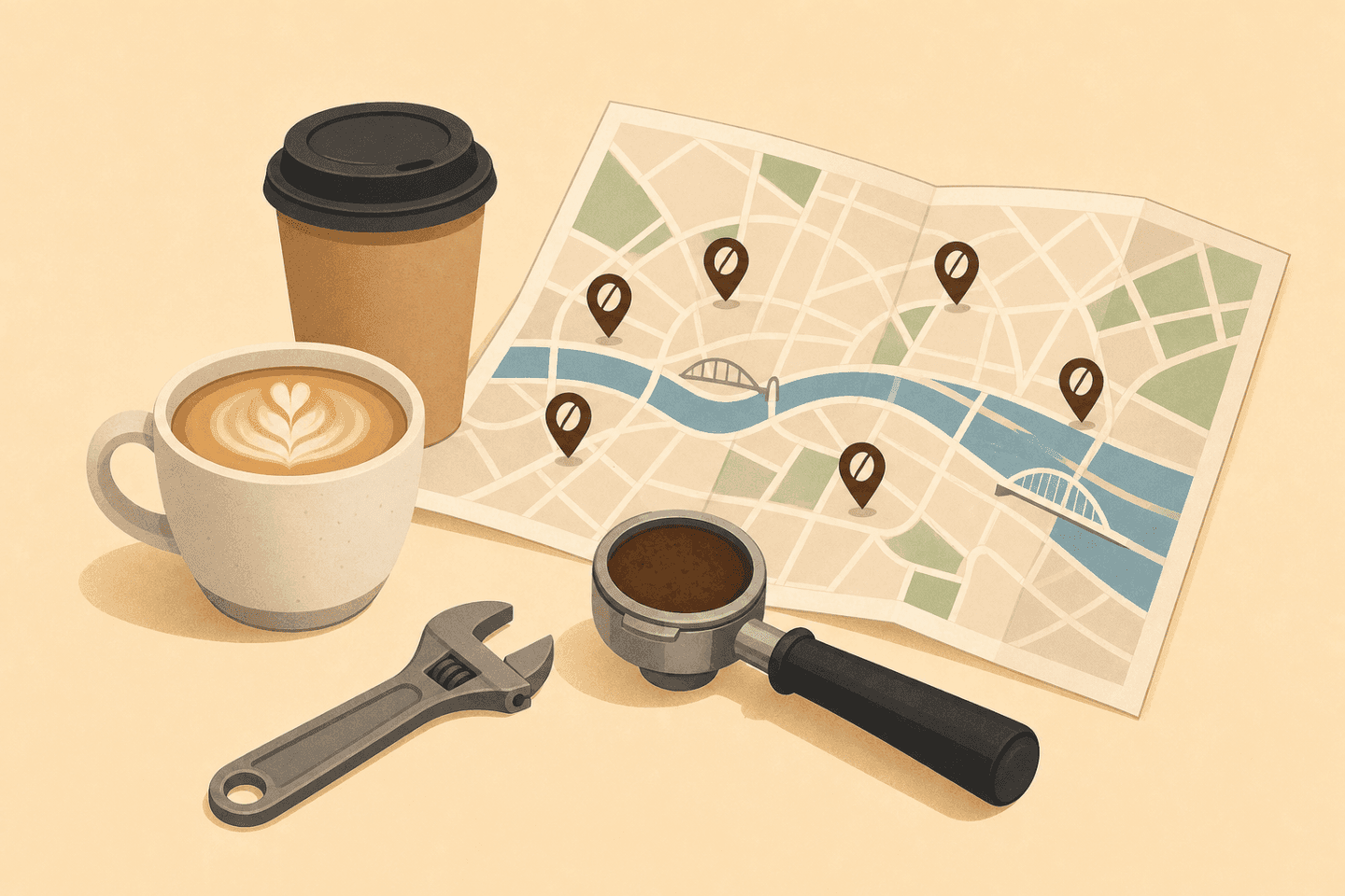 My Dublin 7 coffee rounds