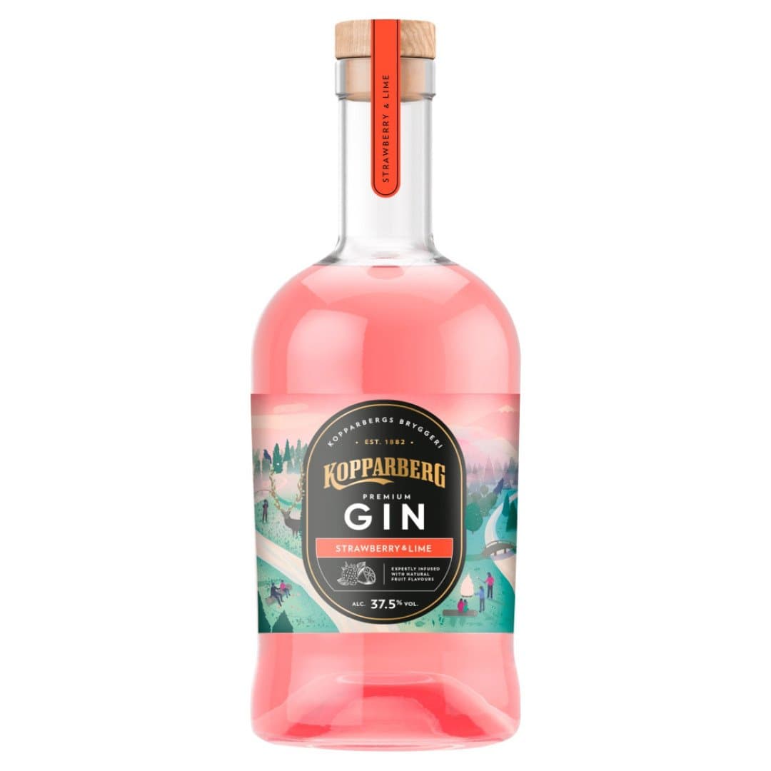 Kopparberg Strawberry & Lime Gin, image 1 of 1