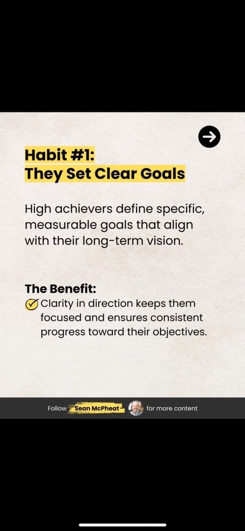 1. They Set Clear Goals, image 1 of 1