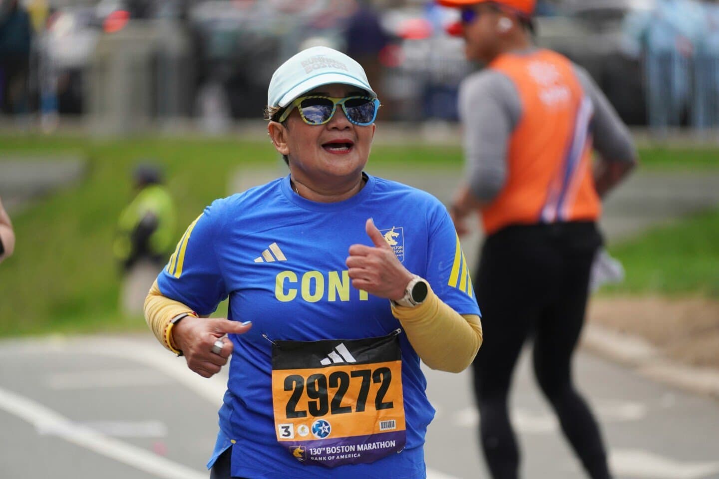 Boston Marathon finish line, image 1 of 1