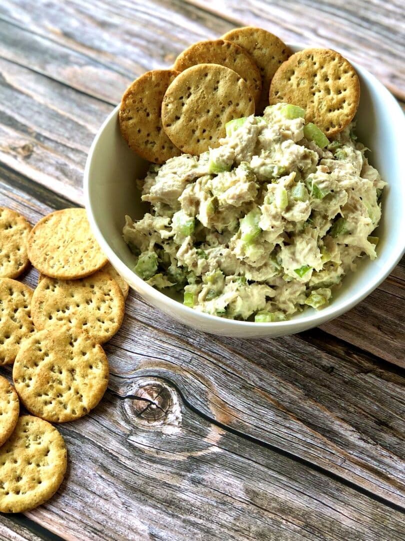 Tuna Salad on Whole Grain Crackers, image 1 of 1