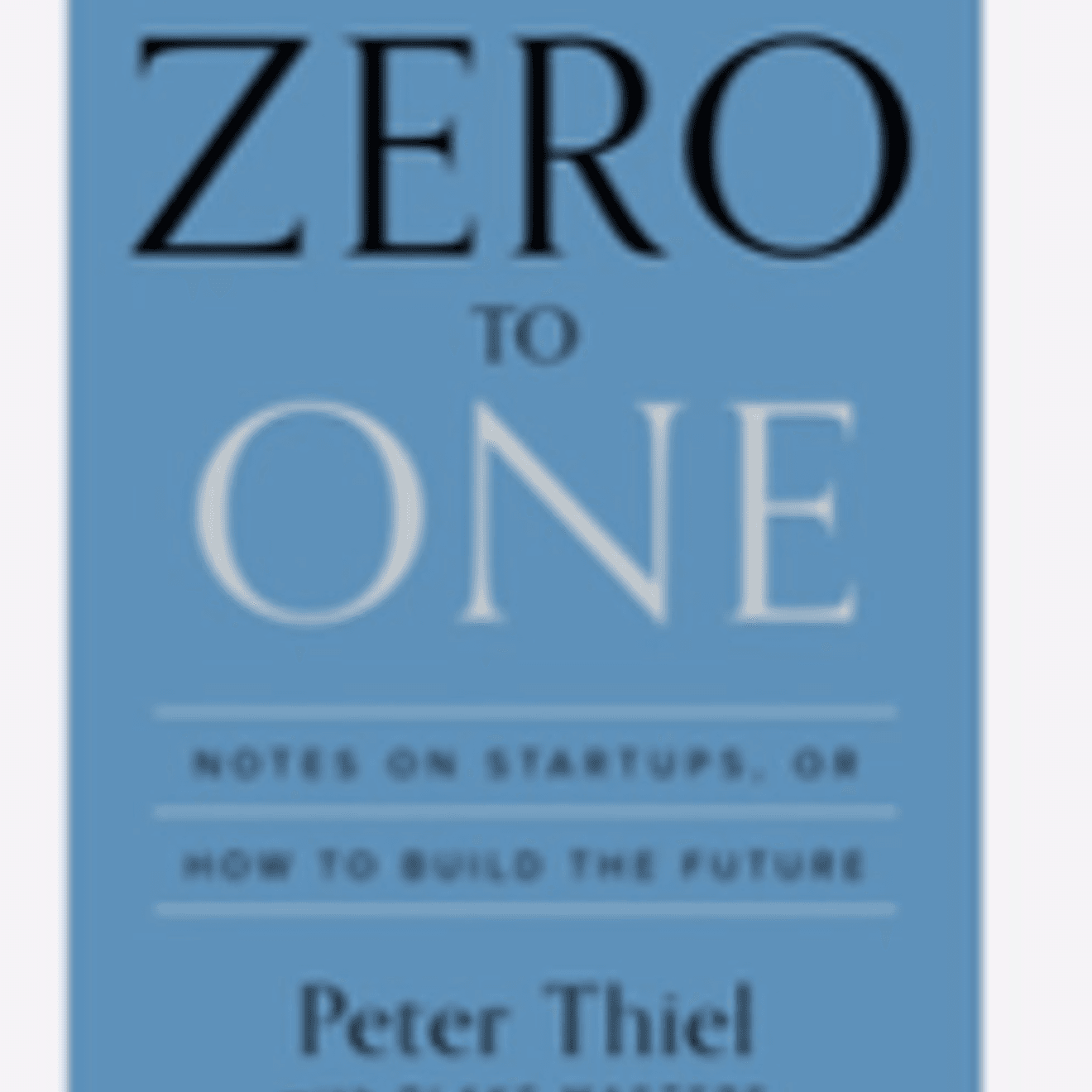 Zero to one, image 1 of 1