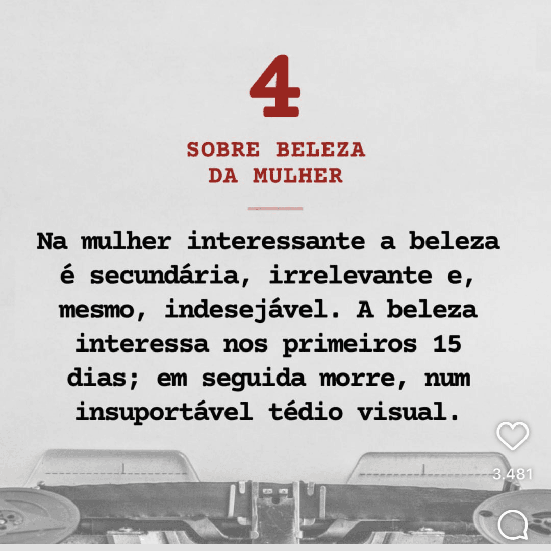 A beleza interessa nos primeiros 15 dias, depois é secundária, image 1 of 1