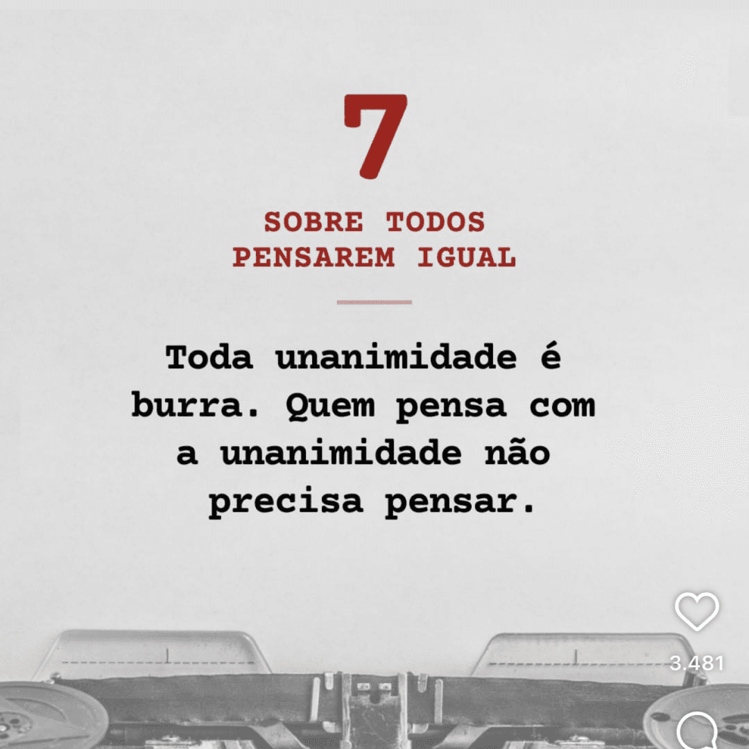 Toda unanimidade é burra, image 1 of 1