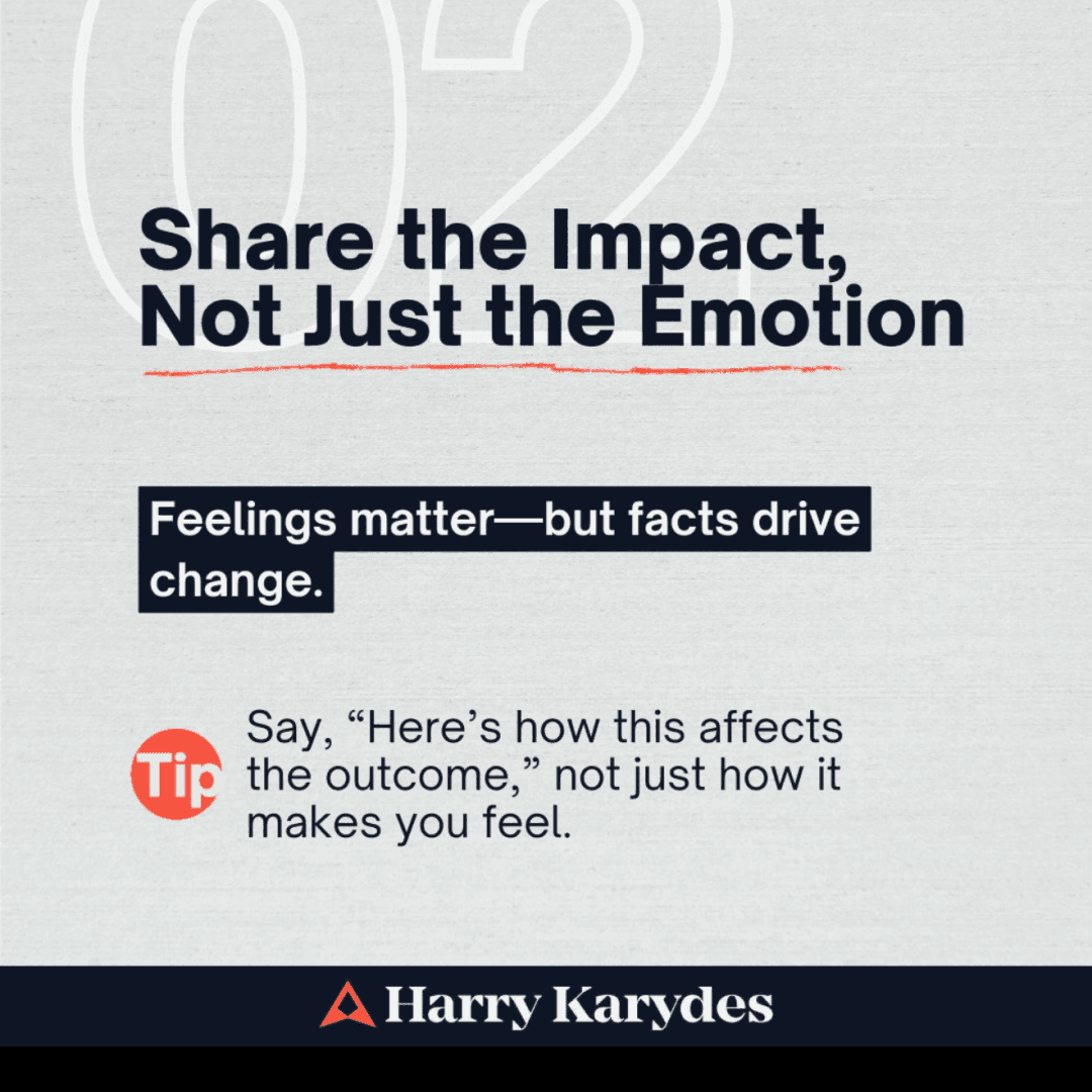 Share the impact, not just the emotion, image 1 of 1
