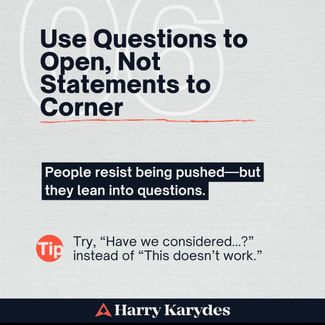 Use questions to open not, image 1 of 1