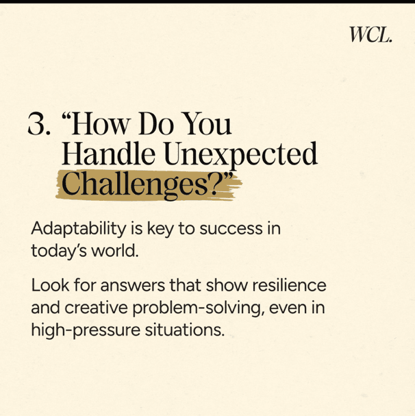 How do you handle unexpected challenges?, image 1 of 1