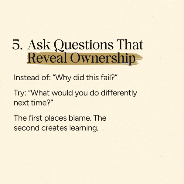 Ask questions that reveal ownership, image 1 of 1