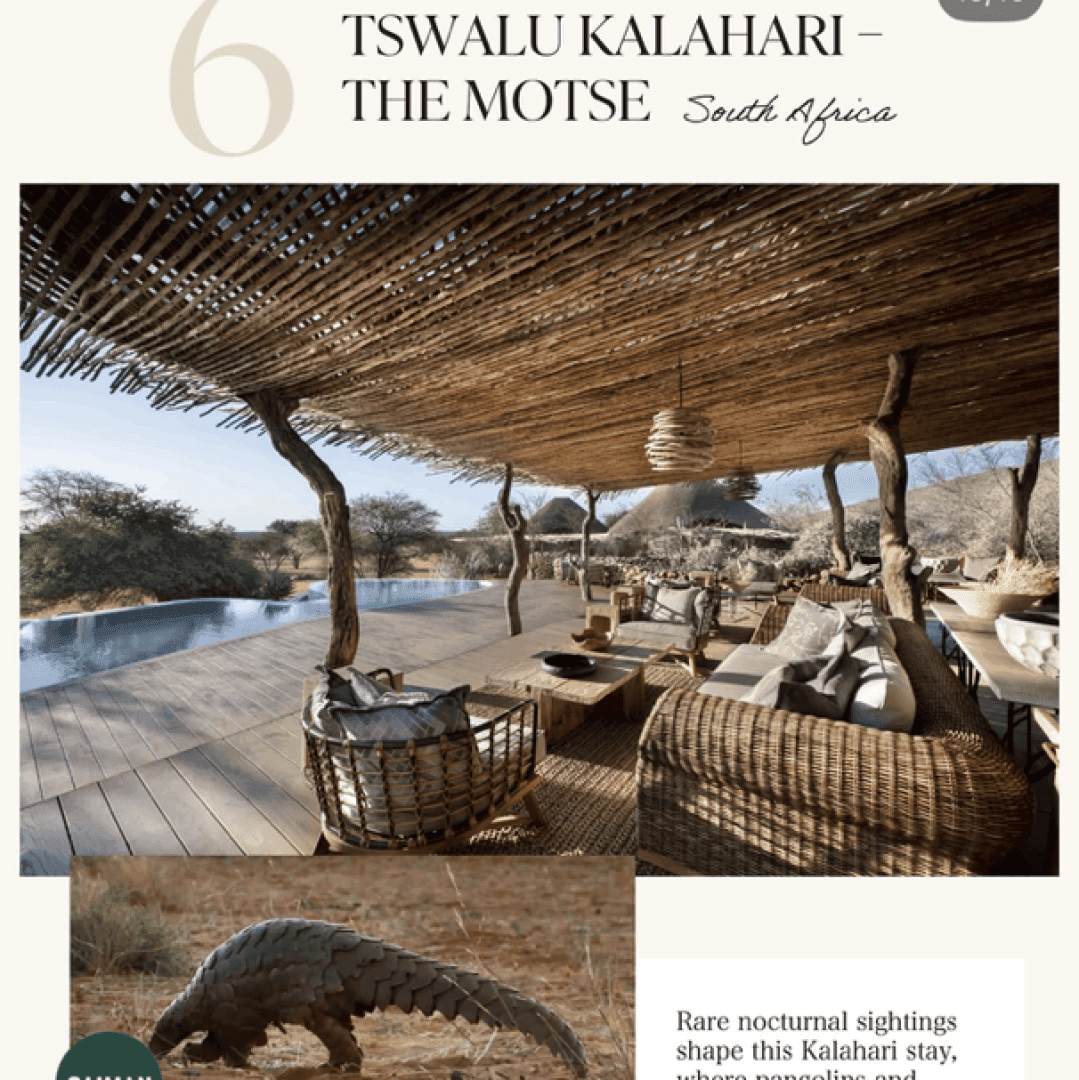 Tswalu Kalahari The Motse, image 1 of 1