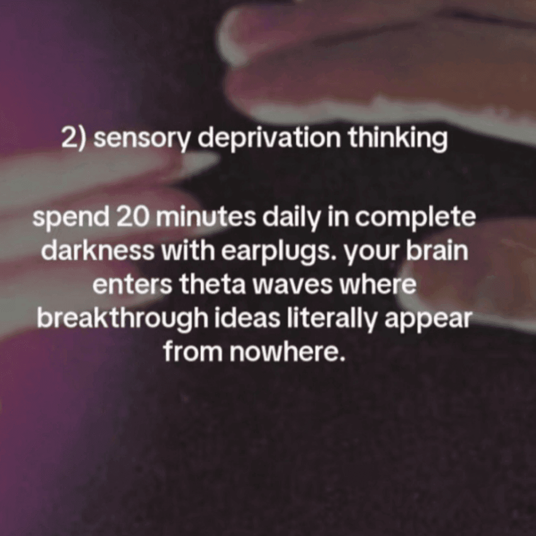 Sensory deprivation thinking, image 1 of 1