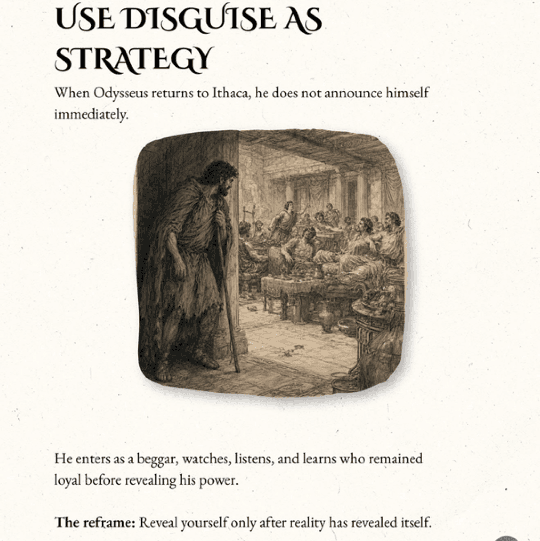 Use disguise as strategy, image 1 of 1