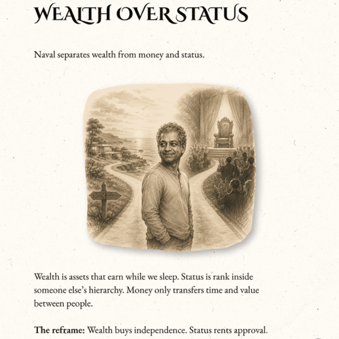 Wealth over status, image 1 of 1