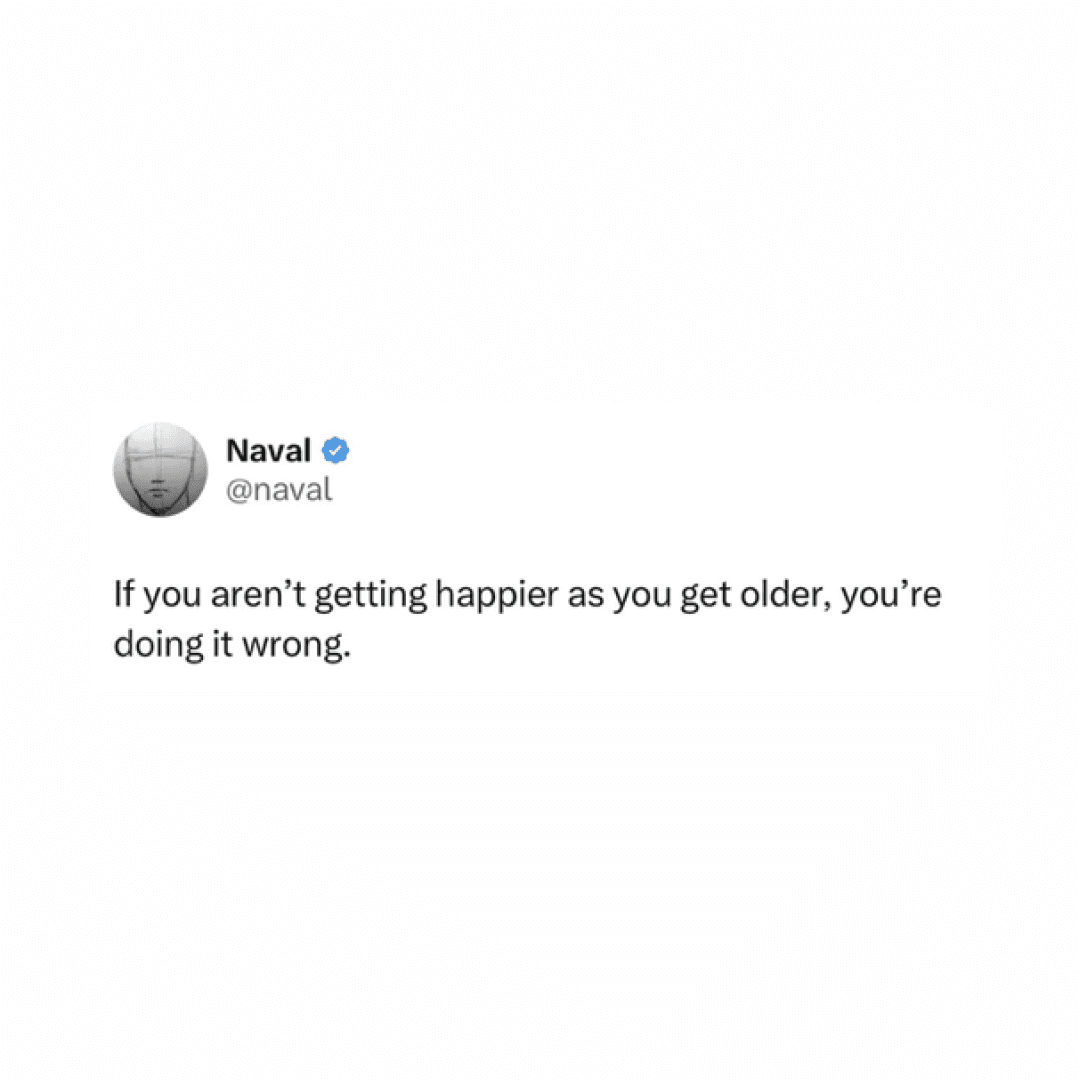 If you aren’t getting happier as you get older you are doing it wrong, image 1 of 1