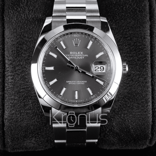 Rolex Datejust (41mm Dark Rhodium,Oyster, 2026), image 1 of 1