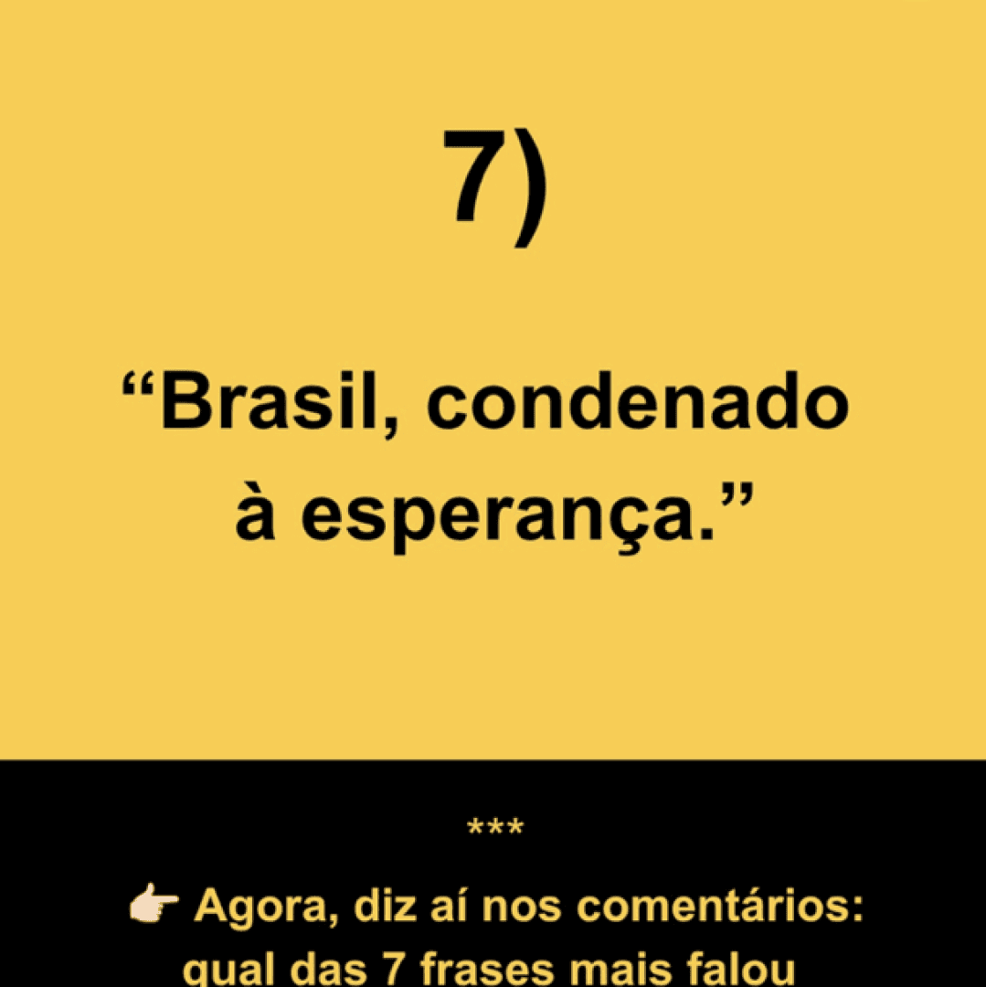 Brasil, condenado a esperança, image 1 of 1