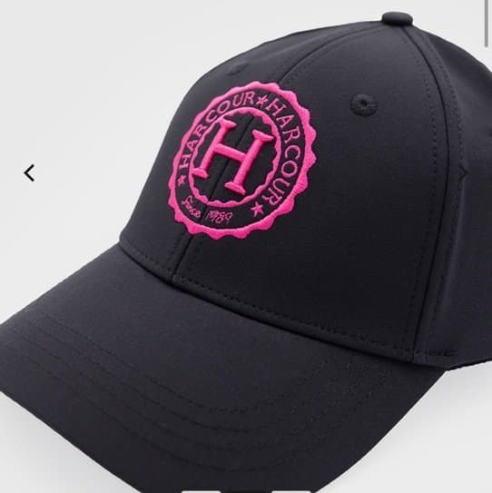 Casquette HARCOUR noir et rose, image 1 of 1