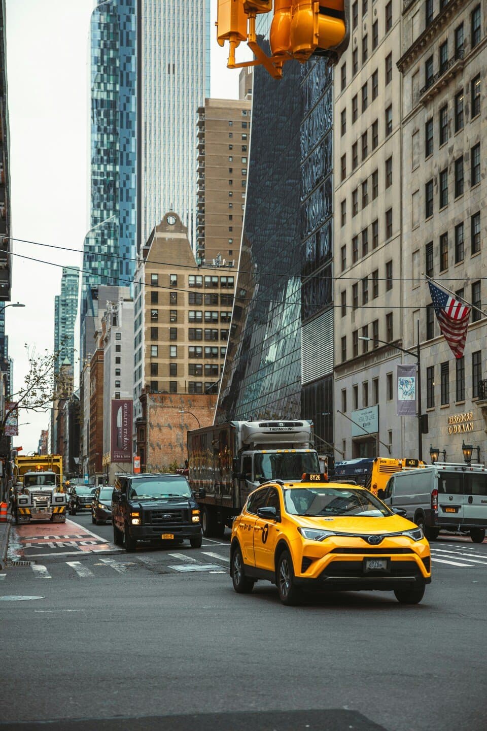 Yellow Toyota Camry Taxi, image 1 of 1