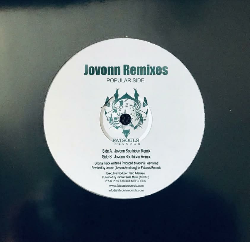 Adeniji Heavywind  -  Popular side (Jovonn Soulfrican Remix), image 1 of 1