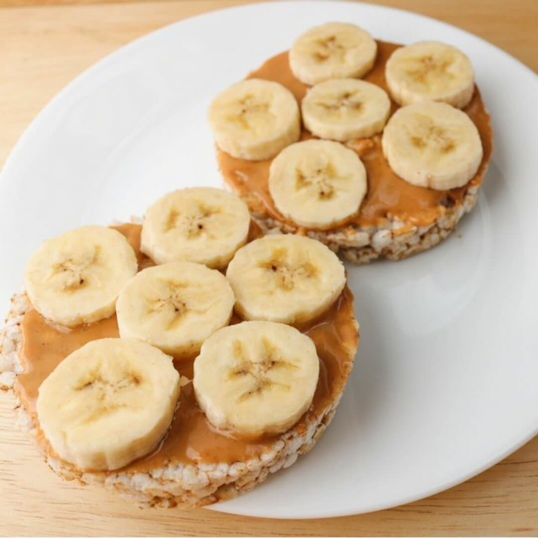 Rice Cakes with Nut Butter and Banana, image 1 of 1