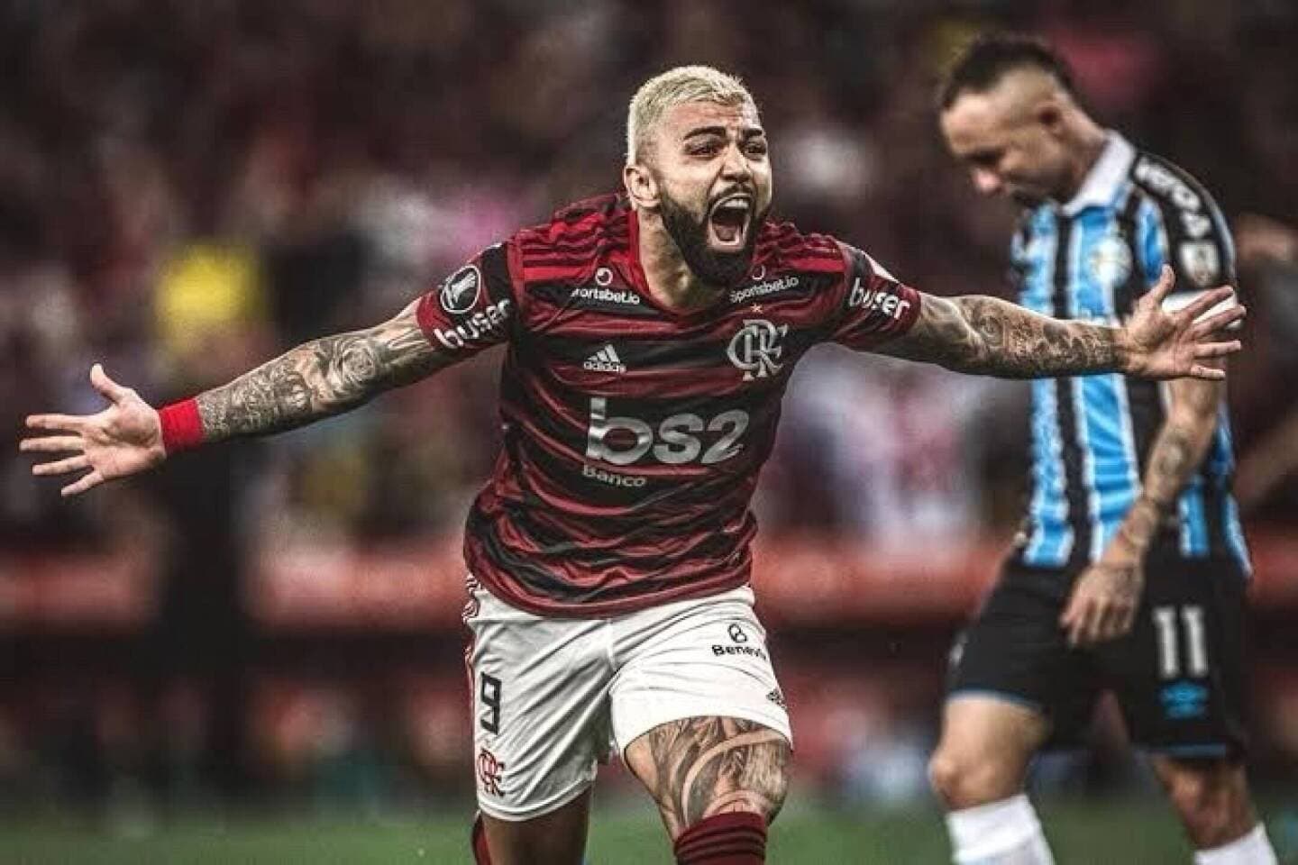 Gol contra o Grêmio na semifinal da Libertadores 2019, image 1 of 1