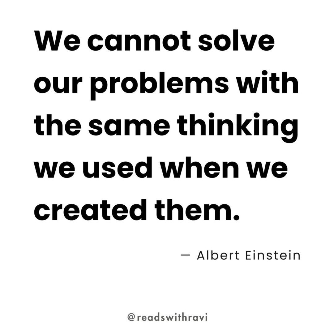 We cannot solve our problems with the same thinking we used when we created them, image 1 of 1