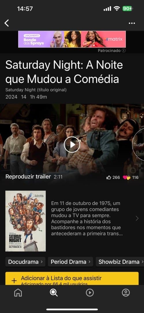 Saturday Night: a noite que mudou a comedia, image 1 of 1