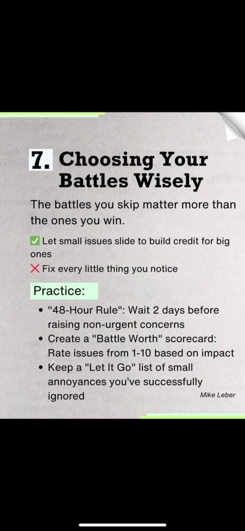 Choosing Your Battles Wisely, image 1 of 1