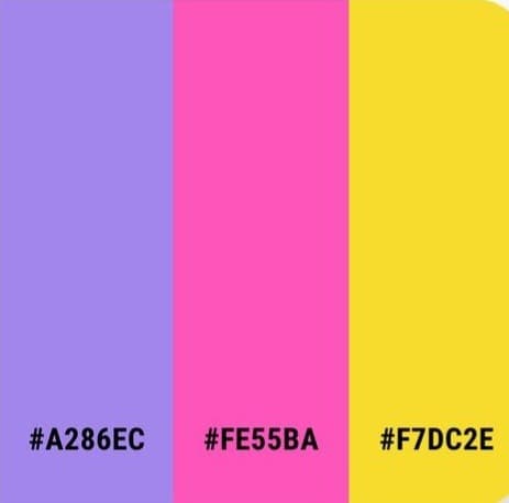 Rosa/Violeta/Amarelo, image 1 of 1