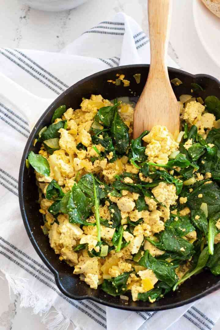 Tofu Scramble with Spinach, image 1 of 1